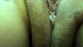 Latina milf returns from disco with cum-filled ass and makes stepson clean it