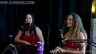 Bruna says, 'swing cast with tiffany and raphaela in lingerie'