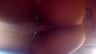 ebony shakes big ass on monster cock outdoors