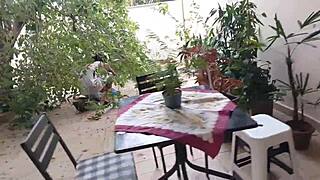 I didnt know my neighbor had a big black cock and she loved anal quickies