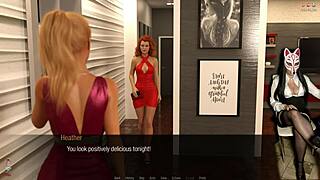 stockings with straps and upskirt in jessica oneil's hard news episode 33 at the office.