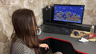 First time fucking stepmom on desk 😏