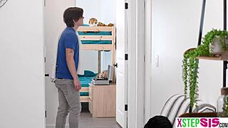 Arab Teen Stepsister ARIA VALENCIA Gets BENT OVER for HARD DOGGYSTYLE