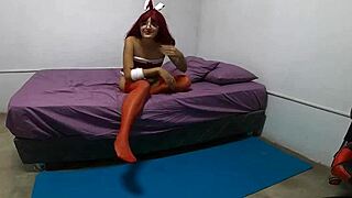 Kelly Me Visita Para Darme Mi Regalo Y Llenar Su Coñito De Leche