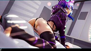 projekt melody cosplays in 3d hentai teaser