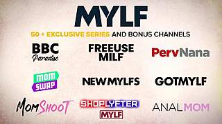 does this milf stepmom orgasm on her stepsons cock?