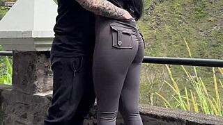 Young Colombian Couple Fucks Publicly In Medellin Park