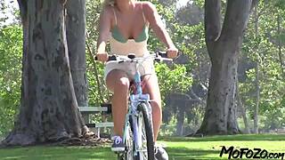 The blonde amateur bends over for intense doggystyle fucking, reaching orgasm.