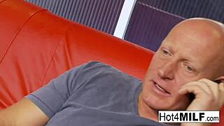 blonde babe gets her big tits covered in jizz after hardcore fucking 😍