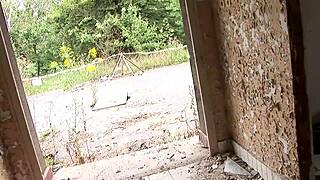 young 18+ couple explores double assfucking and blowjob. big ass gets hardcore cumshot in sexy scene.