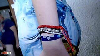 hey that teen with glasses is getting intense anal and squirting from step-dad terry