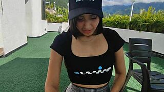 Is This Latina Babysitter's First Time Fucking Stepsister in Hotel?