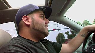 Hey, this redhead milf gets her pussy hammered in stockings