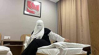 turkish stepmom, why masturbate in pantyhose for stepson? show me your wet pussy.