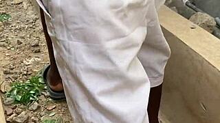 he gived me a hot short fuck outdor fuck