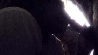 Girl next door swallows cum after rough blowjob from neighbor