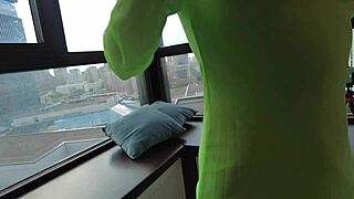 Who wouldn't give this hot employee a raise for that doggystyle fuck? 😏