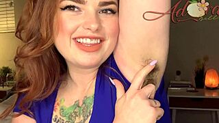 Pretty Redhead Gf Shows Armpit Hair
