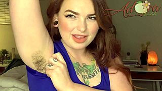 Pretty Redhead Gf Shows Armpit Hair