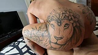 Dana X Muscles says, 'I'm sucking and fucking the neighbor'?