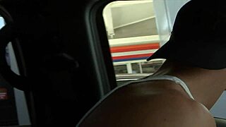 I watch the sultry blonde take cock on the bed