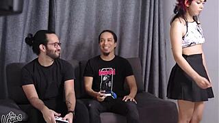 my friend's girlfriend cindy luna craved double penetration, and we fulfilled her wish in a wild group session