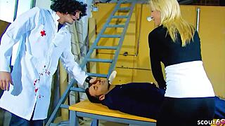 karneval dreier sex mit witziger story und geilen teen angelica 😏