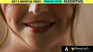 Femdom milf dominates submissive during hike