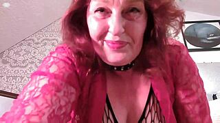 lingerie makes me feel feminine and sexy in fishnets