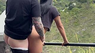 Young Colombian Couple Fucks Publicly In Medellin Park
