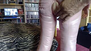 Getting naked outdoors having a pee and coming back inside to fuck my sex doll!