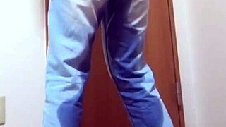 I had to pee my jeans because my brother was using the bathroom