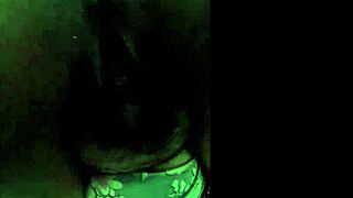 feeling big black cock while masturbating