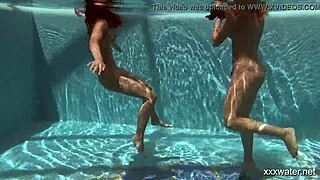 underwater lesbian fun with serbian and russian girls