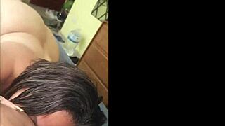 Meeting my friend's mom alone for some fun 😏