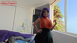 In This Parody, Petite Girl Spends Vacation With Sugar Daddy In Sensual Bisexual Sex Scene