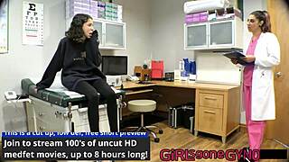 Oh, The Perverted Podiatrist Tickles Aria Nicole's Bare Feet!