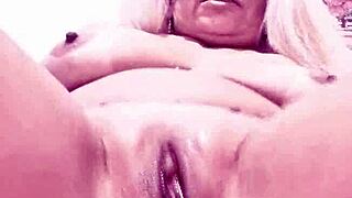 Blonde Milf Uses Buttplug And Dildo For Exhibitionist Flashing Fun.