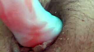 big dildo play with a chubby babe is intense