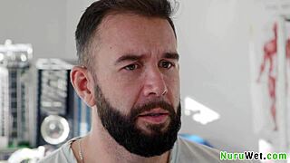 is this what the doctor ordered? anna claire clouds as the petite blonde masseuse getting her pussy pounded