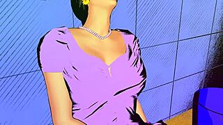 step-son caught step-mother masturbating in the bathroom