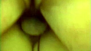 retro milf with big tits squirts on monster cock