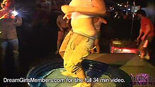 these bored housewives are letting loose in wild wet t-shirt contest 😎