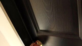 Big titted neighbor fucks while cuckold wife is away