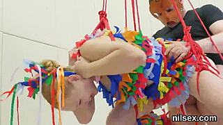 foxy kitten endures deepthroat, anal fucking, and ass to mouth in hardcore bdsm session