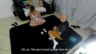 After The Game, She Was Naked And Covered In Cum From Fingering And Cunilingus