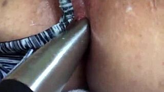 i masturbate with not-daughter's thong, fucking my ass hard