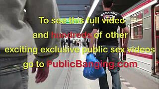 Big Tits Girl Stella Fox Public Sex Threesome In A Subway Train With 2 Guys.