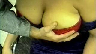 retro milf with big tits squirts on monster cock