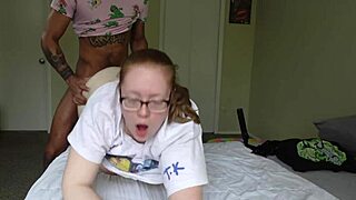 Does Bbc Pound Redhead With Glasses For Creampie?